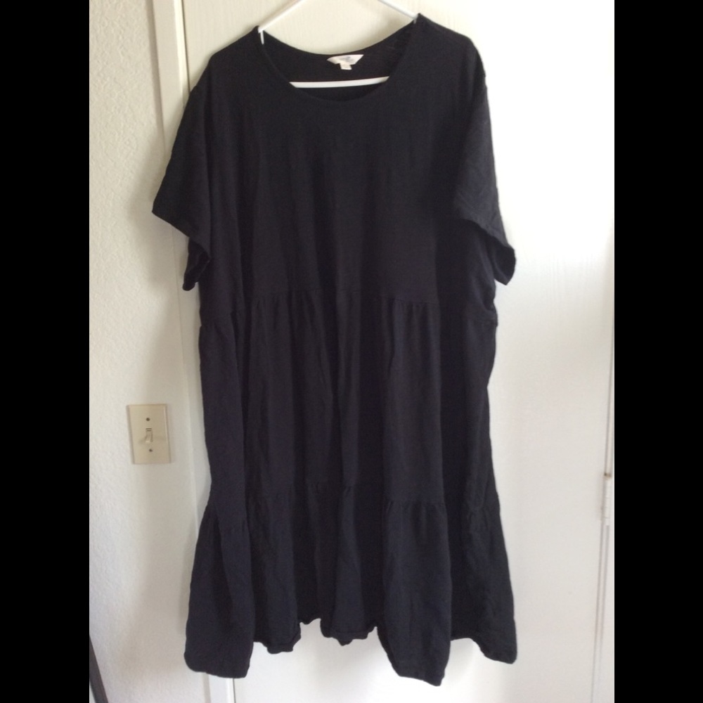 Black dress.  Size 4X